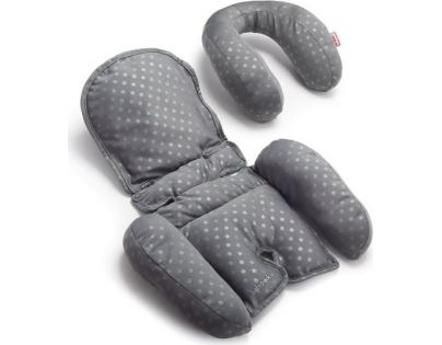 Babypack Polstrování do autosedačky nebo kočárku pro nejmenší šedé