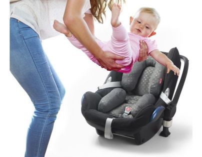 Babypack Polstrování do autosedačky nebo kočárku pro nejmenší šedé