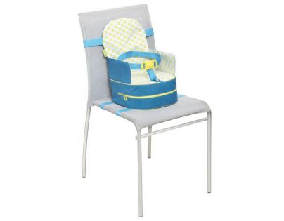 Badabulle přenosná židlička 2v1 On-the-Go Blue