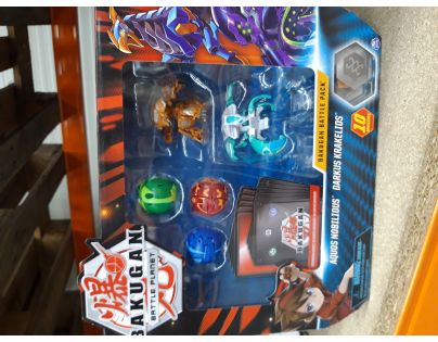 Bakugan balení 5 ks s doplňky Aurelus Lupitheon - Haos Vicerox - II. Jakost