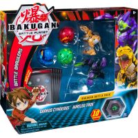 Bakugan balení 5 ks s doplňky Darkus Cyndeous - Aurelus Trox 2