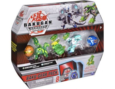 Bakugan bojovníci a speciální přídavná výstroj s2 Howlkor a Eenoch