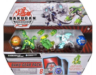 Bakugan bojovníci a speciální přídavná výstroj s2 Howlkor a Eenoch