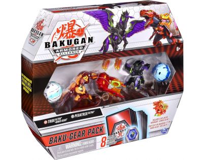 Bakugan bojovníci a speciální přídavná výstroj s2 Pegatrix a Trox