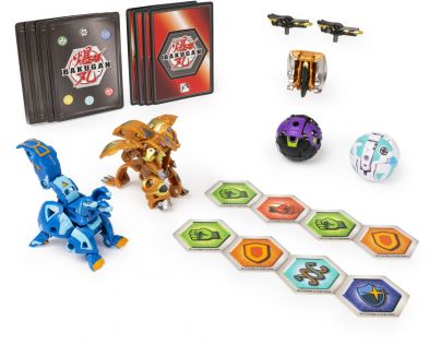 Bakugan bojovníci a speciální přídavná výstroj s2 Dragonoid a Howlkor