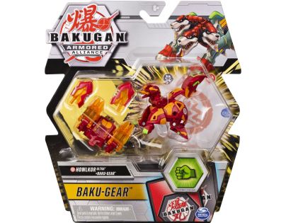Bakugan bojovník s přídavnou výstrojí s2 Howlkor červený