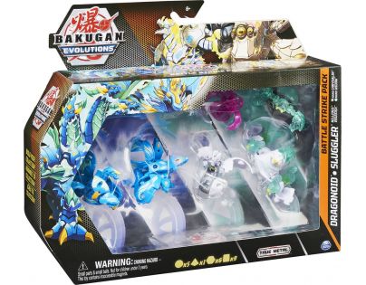 Bakugan multibalení 6 ks Bakuganů S4 Dragonoid - Sluggler