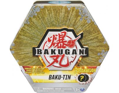 Bakugan Plechový Box s exkluzivním Bakuganem S3 zlatý