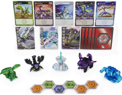 Bakugan sada 2 ks Geogan a 3 ks Bakugan S3 Arcleon Surturan