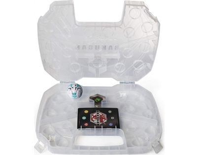 Bakugan sběratelský kufřík bílý průhledný