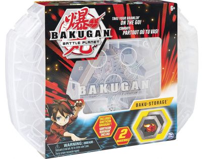 Bakugan sběratelský kufřík bílý průhledný