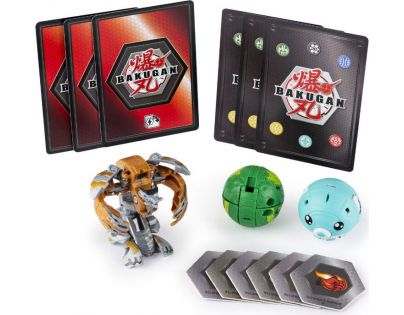 Bakugan startovací sada 3 ks Aurelus Hydranoid