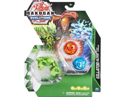 Bakugan Startovací sada 3 ks S4 Gillator Ultra Trox
