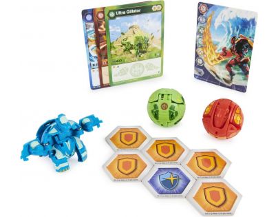 Bakugan Startovací sada 3 ks S4 Gillator Ultra Trox