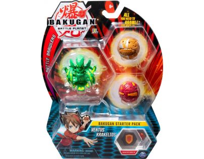 Bakugan startovací sada 3 ks Ventus Krakelios