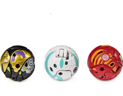 Bakugan startovací sada 3ks s2 Hydorous x Trhyno a Barbetra a Auxillataur