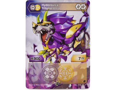 Bakugan startovací sada 3ks s2 Hydorous x Trhyno a Barbetra a Auxillataur