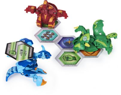 Bakugan startovací sada 3ks s2 Eenoch, Pegatrix, Howlkor