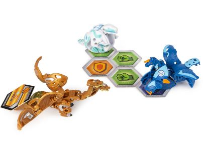 Bakugan startovací sada 3ks s2 Nillious,Pegatrix,Trox