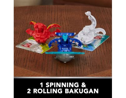 Bakugan Startovací sada speciální útok S6 Mantid, Titanium Dragonoid, Trox