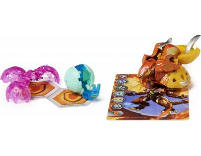 Bakugan Trojbalení s True Metal figurkou S4 Sharktar