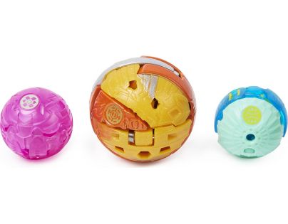 Bakugan Trojbalení s True Metal figurkou S4 Sharktar