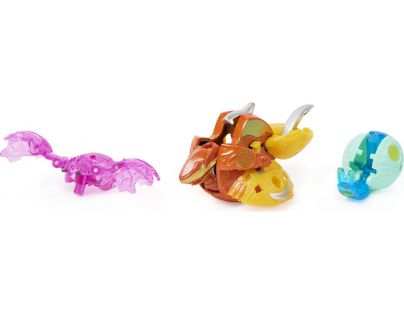 Bakugan Trojbalení s True Metal figurkou S4 Sharktar