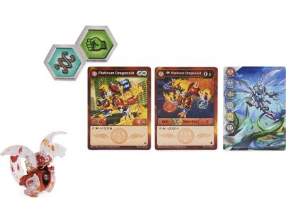 Bakugan True Metal figurky S4 Dragonoid True Metal