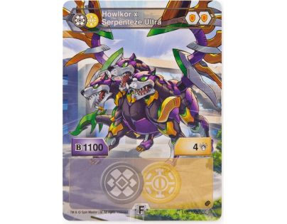 Bakugan ultra balení s2 Howlkor x Serpenteze ultra