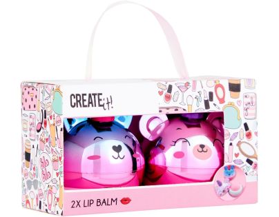 Balzám na rty Fun Create it! v taštičce 2 ks