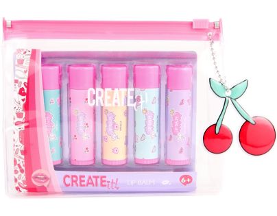 Balzám na rty v taštice 5 ks Create it!