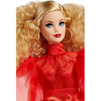 Barbie 75. výročí Mattelu panenka běloška 2
