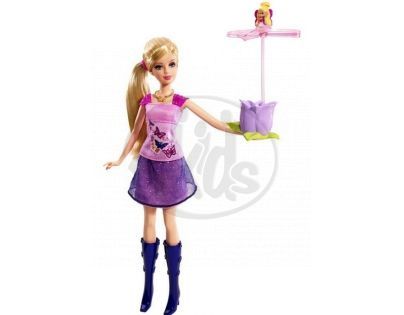 Barbie P6314 - Barbie a květina s vílou Thumbelinou
