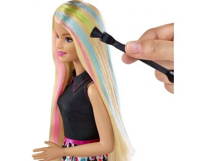 Barbie Barevný účes