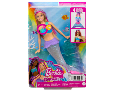 Barbie Blikající mořská panna - Poškozený obal