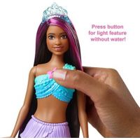 Barbie Blikající mořská panna brunetka 3