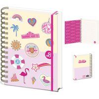 Barbie blok kroužkový A5