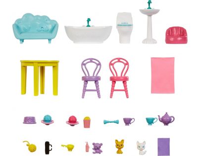 Barbie Chelsea dům se skluzavkou