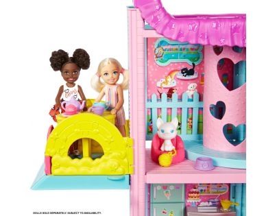 Barbie Chelsea dům se skluzavkou