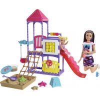 Barbie chůva na hřišti herní set - Poškozený obal