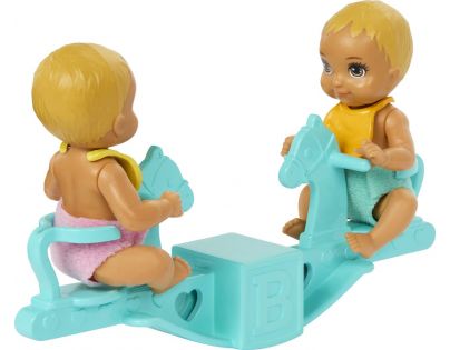 Barbie Skipper Chůva s dvojčaty herní set