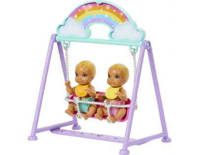 Barbie Skipper Chůva s dvojčaty herní set