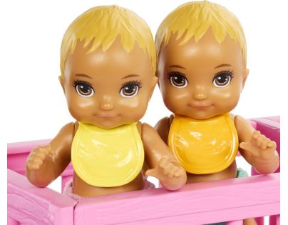 Barbie Skipper Chůva s dvojčaty herní set
