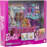 Barbie Skipper Chůva s dvojčaty herní set 6