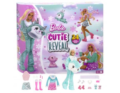 Barbie Cutie Reveal adventní kalendář