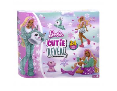 Barbie Cutie Reveal adventní kalendář