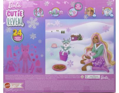 Barbie Cutie Reveal adventní kalendář
