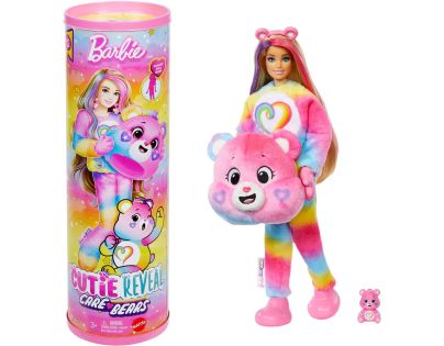 Barbie Cutie Reveal Barbie a Starostliví medvídci série 2 - růžová