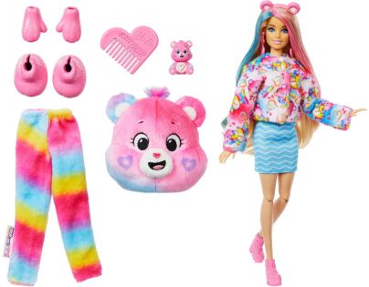Barbie Cutie Reveal Barbie a Starostliví medvídci série 2 - růžová