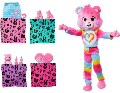 Barbie Cutie Reveal Barbie a Starostliví medvídci série 2 - růžová
